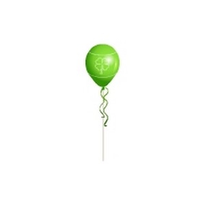 Green Shamrock Balloon